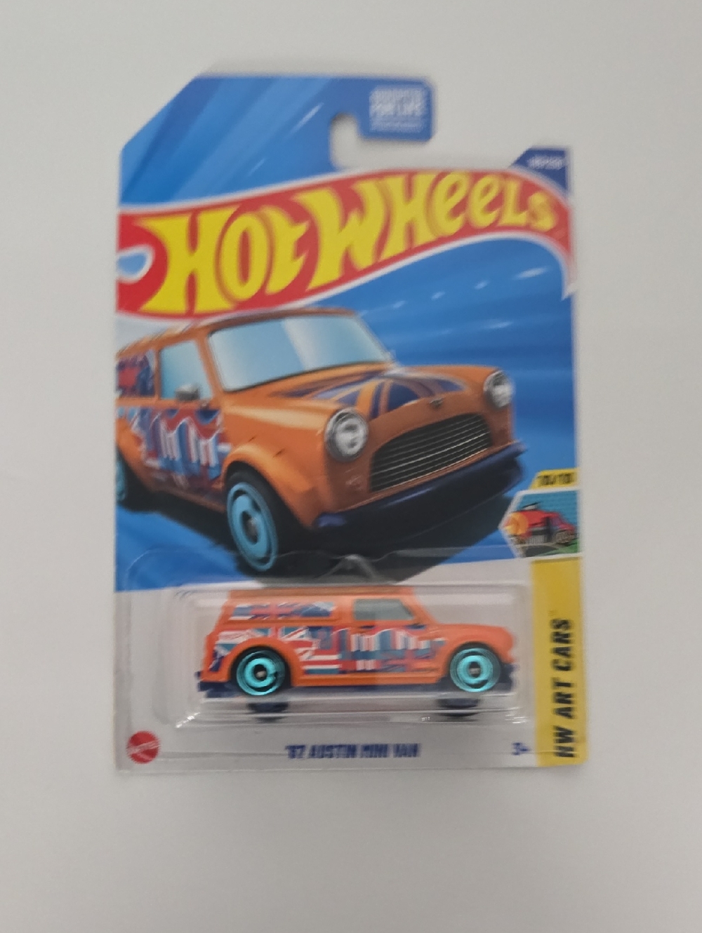 '77 Austin Mini Van Toy - Orange